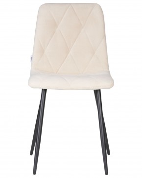 Стул обеденный DOBRIN CHILLY ROMBO, Бежевый Simple 44, основание черный в Тарко-Сале - tarko-sale.ok-mebel.com | фото 6