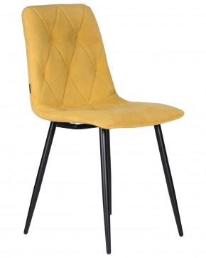 Стул обеденный DOBRIN CHILLY ROMBO, Горчичный Simple 15, основание черное в Тарко-Сале - tarko-sale.ok-mebel.com | фото 2
