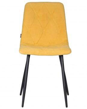 Стул обеденный DOBRIN CHILLY ROMBO, Горчичный Simple 15, основание черное в Тарко-Сале - tarko-sale.ok-mebel.com | фото 6