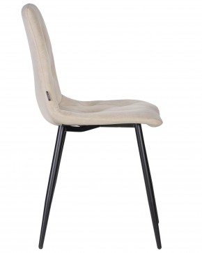 Стул обеденный DOBRIN CHILLY ROMBO, Капучино Simple 05, основание черное в Тарко-Сале - tarko-sale.ok-mebel.com | фото 3