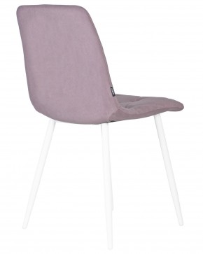Стул обеденный DOBRIN CHILLY ROMBO, Лавандовый Simple 48, основание белый в Тарко-Сале - tarko-sale.ok-mebel.com | фото 4