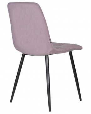 Стул обеденный DOBRIN CHILLY ROMBO, Лавандовый Simple 48, основание черное в Тарко-Сале - tarko-sale.ok-mebel.com | фото 4