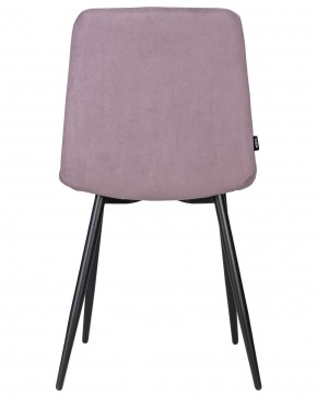 Стул обеденный DOBRIN CHILLY ROMBO, Лавандовый Simple 48, основание черное в Тарко-Сале - tarko-sale.ok-mebel.com | фото 5