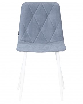 Стул обеденный DOBRIN CHILLY ROMBO, Серо-голубой Simple 26, основание белый в Тарко-Сале - tarko-sale.ok-mebel.com | фото 6