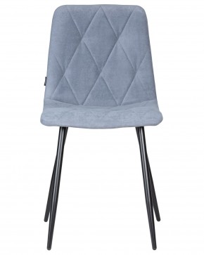 Стул обеденный DOBRIN CHILLY ROMBO, Серо-голубой Simple 26, основание черное в Тарко-Сале - tarko-sale.ok-mebel.com | фото 6