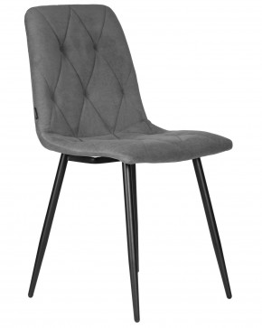 Стул обеденный DOBRIN CHILLY ROMBO, Серый Simple 33, основание черное в Тарко-Сале - tarko-sale.ok-mebel.com | фото 2