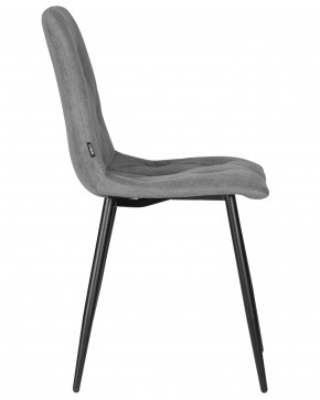 Стул обеденный DOBRIN CHILLY ROMBO, Серый Simple 33, основание черное в Тарко-Сале - tarko-sale.ok-mebel.com | фото 3