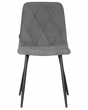 Стул обеденный DOBRIN CHILLY ROMBO, Серый Simple 33, основание черное в Тарко-Сале - tarko-sale.ok-mebel.com | фото 6