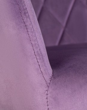 Стул обеденный DOBRIN ROBERT, черные матовые ножки, велюр V108-45 Темно-фиолетовый в Тарко-Сале - tarko-sale.ok-mebel.com | фото 7
