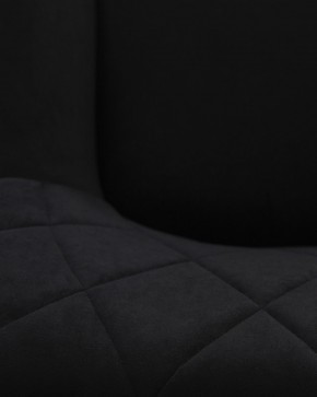Стул обеденный DOBRIN ROBY, ЭМАЛЬ ЧЕРНЫЙ МУАР велюр Catania Black в Тарко-Сале - tarko-sale.ok-mebel.com | фото 3