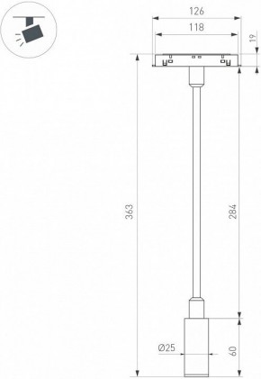 Светильник на штанге Arlight MAG-ORIENT 049562 в Тарко-Сале - tarko-sale.ok-mebel.com | фото 3