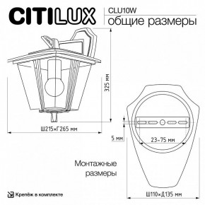 Светильник на штанге Citilux FORTS CLU10W в Тарко-Сале - tarko-sale.ok-mebel.com | фото 9