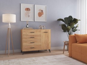 СВЕТЛАНА LOFT Комод-тумба  (дуб золотой) в Тарко-Сале - tarko-sale.ok-mebel.com | фото 3