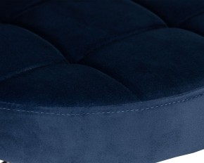 Табурет барный DOBRIN BRUNO BLACK, синий велюр (MJ9-117) в Тарко-Сале - tarko-sale.ok-mebel.com | фото 4