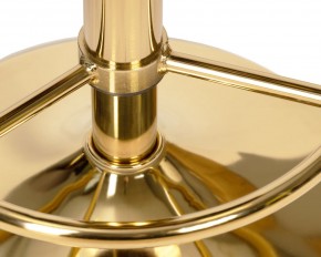 Табурет барный DOBRIN BRUNO GOLD, пудрово-розовый велюр (MJ9-32) в Тарко-Сале - tarko-sale.ok-mebel.com | фото 3
