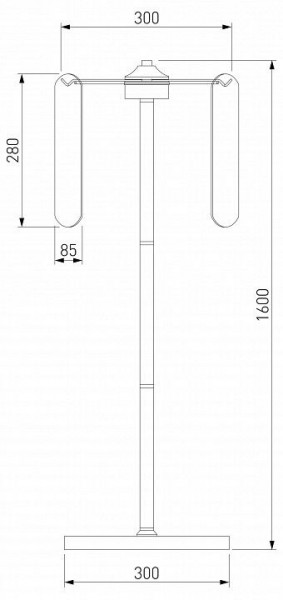 Торшер Eurosvet Claire 01171/3 золото в Тарко-Сале - tarko-sale.ok-mebel.com | фото 3