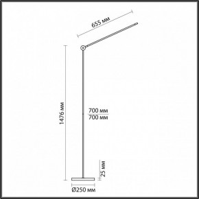 Торшер Odeon Light Foden 7101/15FL в Тарко-Сале - tarko-sale.ok-mebel.com | фото 5