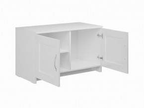 Тумба СИРИУС двухдверная низкая, цвет белый в Тарко-Сале - tarko-sale.ok-mebel.com | фото 2