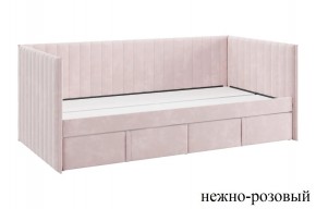 ТВИКС Кровать (софа) с ящиками 900 (нежно-розовый) в Тарко-Сале - tarko-sale.ok-mebel.com | фото