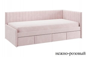 ТВИКС Кровать (тахта) с ящиками 900 (нежно-розовый) в Тарко-Сале - tarko-sale.ok-mebel.com | фото