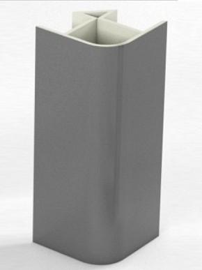 Угловое соединение для цоколя 90 гр. h150 мм (Алюминий, Белый, Черный, Сонома) в Тарко-Сале - tarko-sale.ok-mebel.com | фото 1