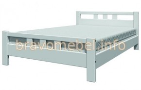 ВЕРОНИКА-2 Кровать из массива 900 (Белый античный) в Тарко-Сале - tarko-sale.ok-mebel.com | фото