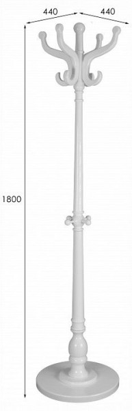 Вешалка-стойка В 1Н в Тарко-Сале - tarko-sale.ok-mebel.com | фото 7