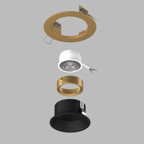 Встраиваемый светильник Lightstar Domino D61307GMOD в Тарко-Сале - tarko-sale.ok-mebel.com | фото 3