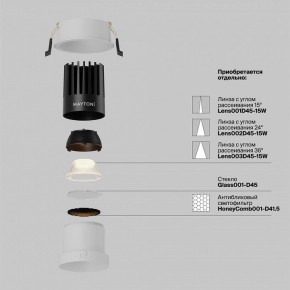 Встраиваемый светильник Maytoni Dip DL118-15W-2.7K-W в Тарко-Сале - tarko-sale.ok-mebel.com | фото 3