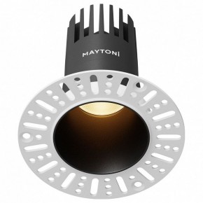Встраиваемый светильник Maytoni Dip DL120-10W-2.7K-TRS-B в Тарко-Сале - tarko-sale.ok-mebel.com | фото