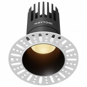 Встраиваемый светильник Maytoni Dip DL122-15W-2.7K-TRS-B в Тарко-Сале - tarko-sale.ok-mebel.com | фото