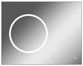 Зеркало Eclipse 90 black с подсветкой Sansa (SE1031Z) в Тарко-Сале - tarko-sale.ok-mebel.com | фото