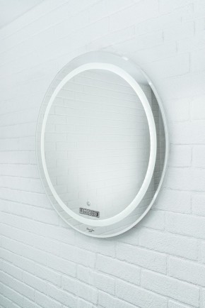 Зеркало Gia 75 white с подсветкой Sansa (SGa1044Z) в Тарко-Сале - tarko-sale.ok-mebel.com | фото 2