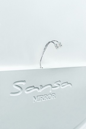 Зеркало Gia 75 white с подсветкой Sansa (SGa1044Z) в Тарко-Сале - tarko-sale.ok-mebel.com | фото 5