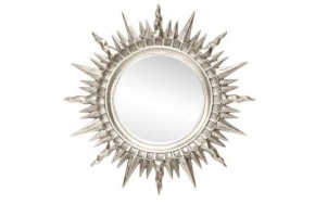 Зеркало круглое серебро (1810(1) в Тарко-Сале - tarko-sale.ok-mebel.com | фото 1